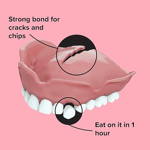 Dentemp Repair Kit - Repair-It Advanced Formula Denture Repair Kit (Pack of 2) - Repairs Broken Dentures, Mends Cracks and Replace Loose Teeth