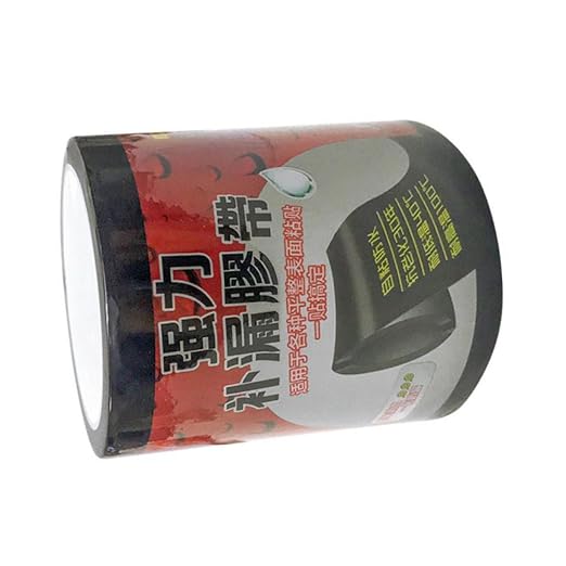 Waterproof Sealant Tape Black Strong Adhesive Industrial Repairing Tape for Pipe Leak Sealing and Waterproofing in Plumbing and Drainage Applications
