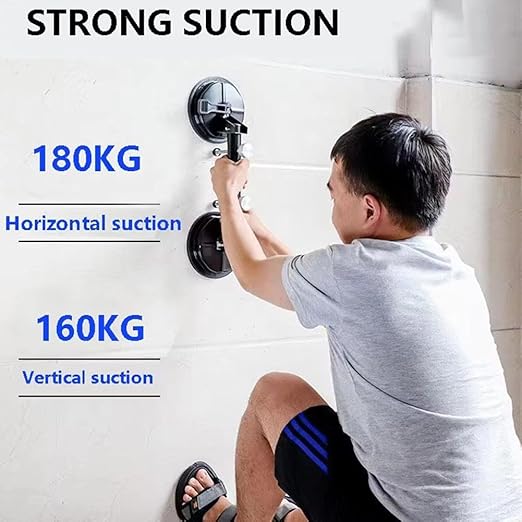 Floor Gap Fixer Tool with Heavy Duty Suction Cup, Aluminum Tile Lifter and Laminate Floor Gap Repair Tool for Lifting Large Glass, Moving Tiles and Dent Puller (1pc)