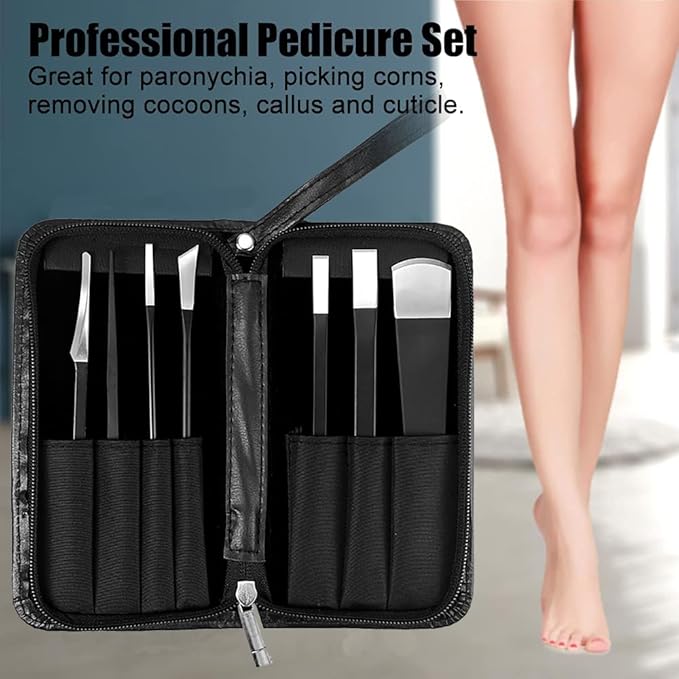 Professional Callus Knife Pedicure Knife for Feet Ingrown Toenail Knives Cuticle Foot Care Tools Dead Skin Removal Nail File Scraper