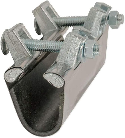 Eastman 6 Inch Pipe Repair Clamp, 1-1/4 inch IPS Connection, Stainless Steel, 45196