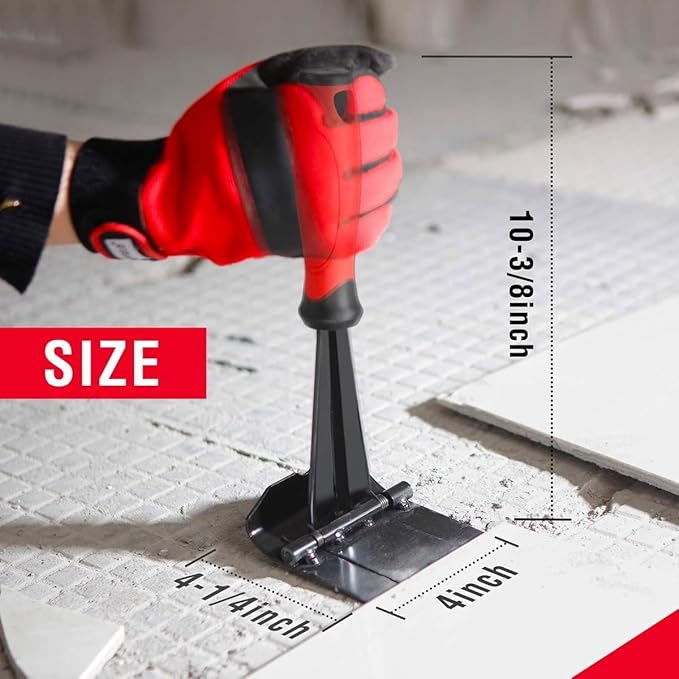 Goldblatt Trim Puller, 4-Inch Tile Removal Multi-Tool for Commercial Work & Home Improvement, Baseboard, Molding, Siding and Floor Removal, Remodeling