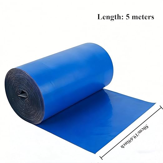 Waterproof Sealant Tape Self Adhesive Rubberized Asphalt Tape for RV Roof Metal Roof Corrugated Roof Leak Repair UV Resistant Heavy Duty Waterproofing Membrane(Blue, 19.68in*196.85in)