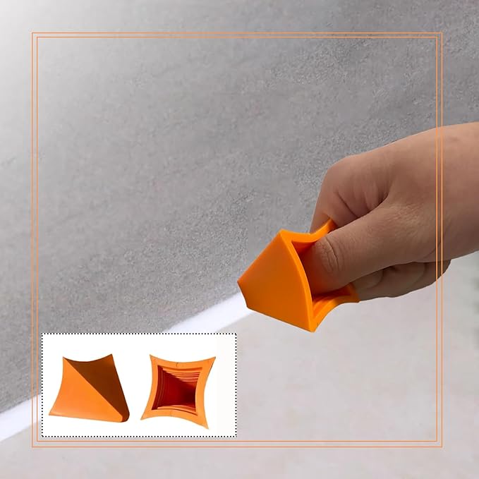 2PCS Silicone Seam Tools, Reusable Caulk Smoothing Tool Silicone Caulking Tool Caulking Applicator Finishing Tool for Bathroom Grout Kitchen Sink Floor Finish