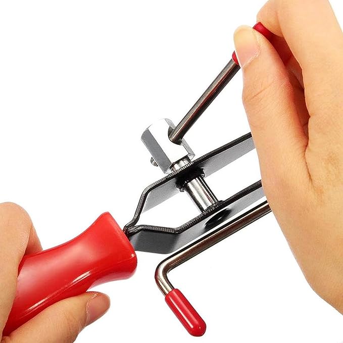 CV Joint Boot Clamp Pliers, Automotive CV Boot Clamp Tool Set, Hose Clamp Pliers CV Axle Clamp Tool, Suitable for Vehicles ATV UTV boot Clamps (Red)