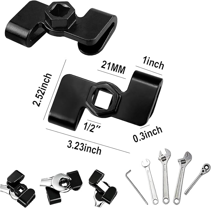 Suspension Tool Set, Strut Spreader Tool & Lower Control Arm Prying Tool, Wrench Extender Ball Joint Removal Tool Kit Fast Suspension Repair Heavy Duty Steel With 2pcs Pry Bar Wrench Adapter Head