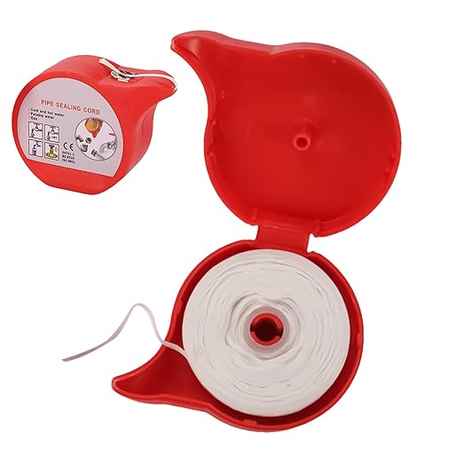 Professional Anti-Leak Thread Sealing Cord - Hose Repair Tape, Plumbing Leak Repair Rope | High Temperature Resistant Hose Fix Rope for Home Industry Pipes Garden Irrigation Automotive