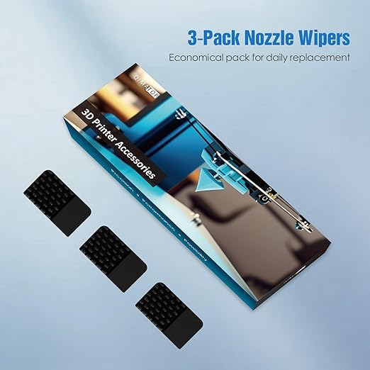 Nozzle Wiper Replacement for Elegoo Centauri Carbon, Silicone Nozzle Brush Cleaning Kit, 3D Printer Hotend Silicone Sock Accessories