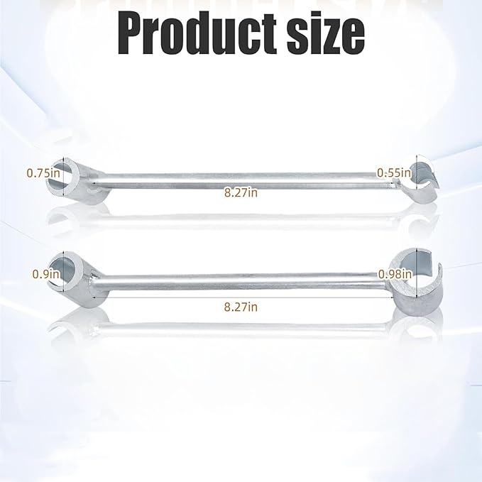 2 Pack Hinges Gap Adjusting Wrench, Door Hinge Repair Tool, Door Hinge Repair Spanner,14-18 mm and 23-25mm Door Hinge Adjustment Tool ,Hand Tools Adjustable Wrench Tools