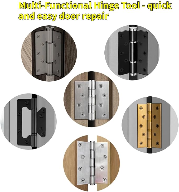 Door Hinge Adjustment Tool, Door Hinge Repair Tool, Hinges Gap Adjusting Wrench, Adjustable Door Hinge Spanner, Hand Tools for Hinge Adjustment (14-18mm)