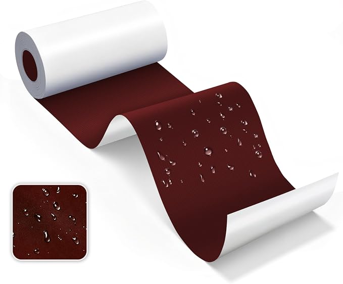Self-Adhesive Fabric Repair Tape & Tent Repair Kit, Waterproof Patches for Clothes, Down Jacket, Camping Gear, Sleeping Bag, Heavy Duty WineRed Nylon Tape for Instant Fix, 3"x79"