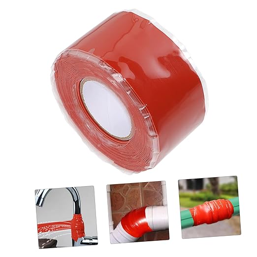 2pcs Pipe Sealant Tape Self-Adhesive Flexible Repair Tape for Leak Prevention for Plumbing Heating Joints and Repairs
