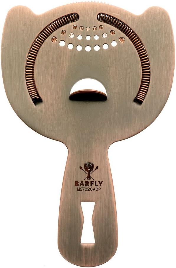 Barfly Bar Strainer, Antique Copper