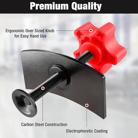 WORKPRO Brake Pad Spreader, Disc Brake Pad Spreader Tool, Brake Caliper Compressor Tool for Compressing Inner Pad, 360 Degree Swivel Joint Brake Piston Compression Tool for Cars & Light Trucks