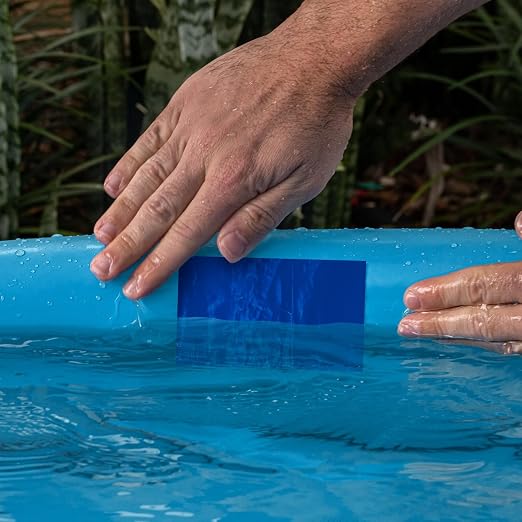 Blue Waterproof Butyl Tape, 2in x 33ft - W x L, All Weather Strong Adhesive Butyl Sealant Tape Metal Roof Repair for Pool Cover, RV Roof, Awning, Windows, Boat, Gutter Patch