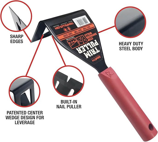 Zenith Trim Puller Multi-Tool for Baseboard, Molding, Siding and Flooring Removal, Remodeling ZN700002