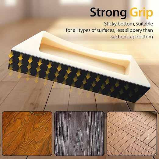 Floor Gap Fixer Tool Kit – Heavy-Duty Plank Grabber with Rubber Mallet & Washable Adhesive Pad for Laminate, Vinyl, and Hardwood Flooring Repair