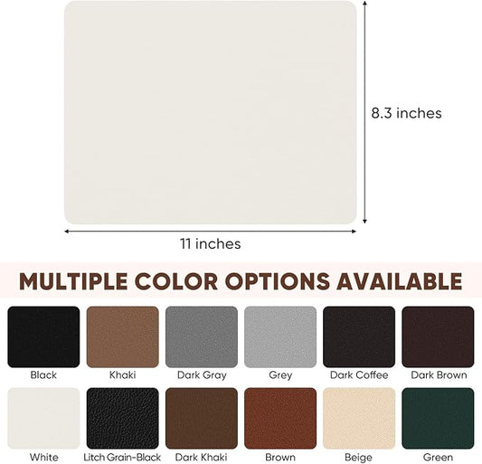 Leather Repair Patch Self Adhesive,8.3″ x 11″ Vinyl Patch Kit,Leather Repair Kit for Furniture,Car Seat,Couch,Office Chair.(White)