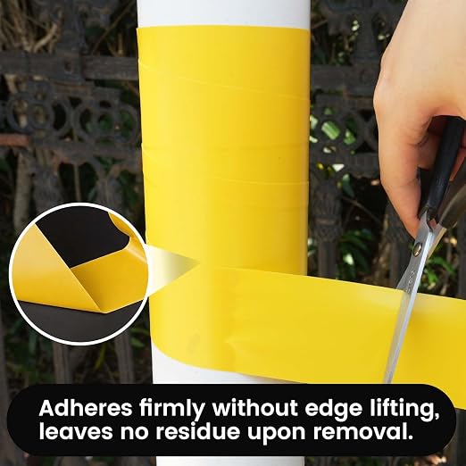 ADHES PVC Pipe Wrap Tape, 2 Inch X 35 Yds, Corrosion Protection Pipe Tape, Weatherproof PVC Tape for Drain Pipe, Metal & Electrical Piping, Underground Pipe, Yellow