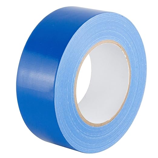 GTSE Blue Duct Tape, 2 Inches x 55 Yards (164 ft), Heavy Duty, Waterproof Repair Tape for Indoor or Outdoor Use, 1 Roll