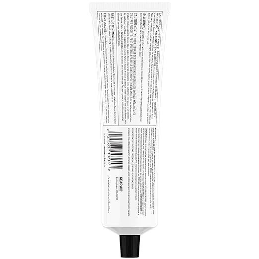 GEAR AID Aquaseal FD Flexible Durable Repair Adhesive for Fixing Tears and Holes in Waders, Wetsuits, PVC Inflatables, Vinyl and Outdoor Gear, Dries Clear, 8 oz