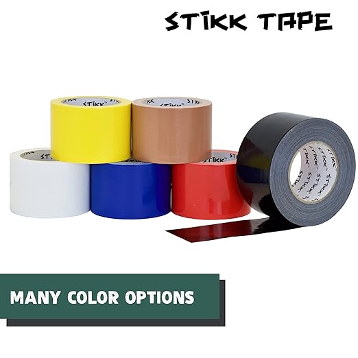 STIKK Duct Tape - Green Duck Tape - 3 inch x 25 Yards - Heavy Duty Tape for Repairs, Household Projects - for Commercial HVAC and Construction - Effective Heavy Duty Waterproof Duct Tape