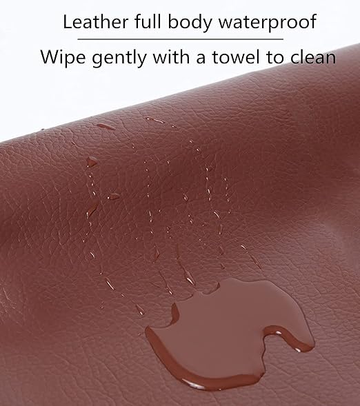 Leather Repair Patch Tape, Leather Adhesive Self-Adhesive, First Aid Patch Fix Tear Kit for Furniture Sofas Vinyl Car Seats Couch Chairs Shoes Down Jackets (Red)