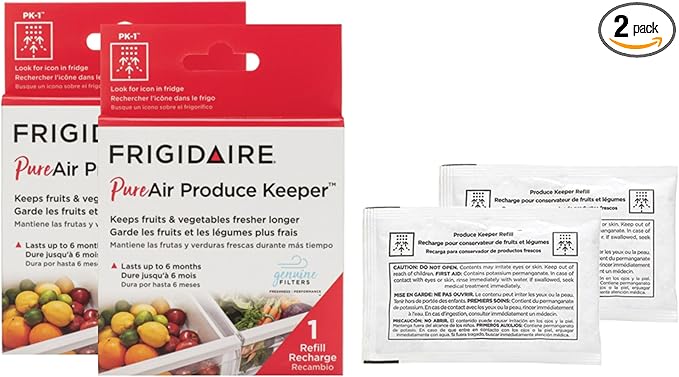 Frigidaire FRPAPKRF2PK FRPAPKRF Pure Air 2 Pack Produce Keeper, White