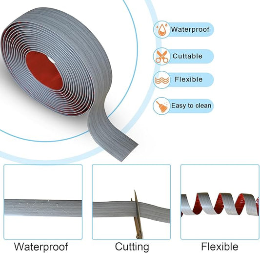 Floor/Door Flat Transition Strip & Self Adhesive Floor Vinyl Floor Edge Trim Laminate Floor Gap Covering Joining Strip