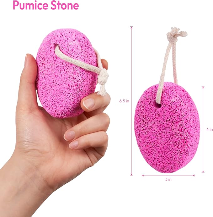 RED by Kiss Pumice Stone – Callus Remover for Dry and Wet Feet, Exfoliate Dry Dead Skin, Best Foot Care Pedicure Tool, Washable Foot Scrubber for Cracked Heels