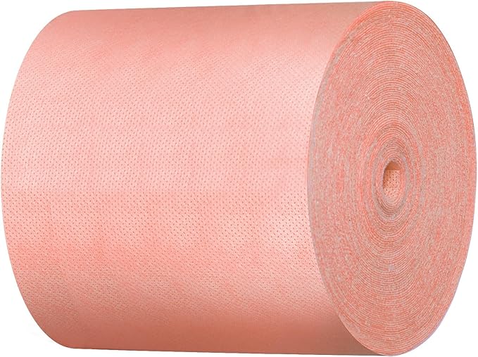 Waterproof Membrane Band Roll,Shower Waterproofing Membrane Uncoupling Band for Tile Wall Floor Bathroom Shower Sauna Steam Room, Tile Underlayment Seam Tape(5IN*50ft), 22Mils Thick