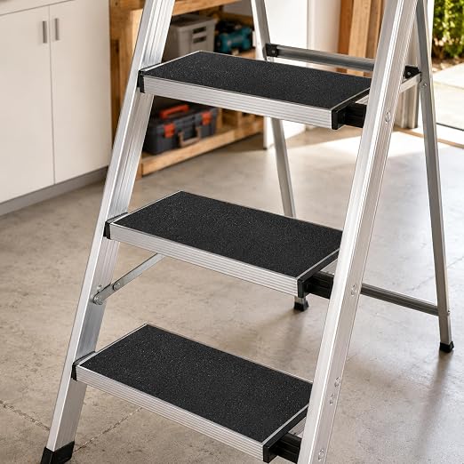 Heavy Duty 6in x 40ft Black Anti Slip Tape, 80 Grit Waterproof Non Skid Grip Tape Roll for Stairs, Ramps, Decks, Boat Decks, Floors, Warehouses & Outdoor Use