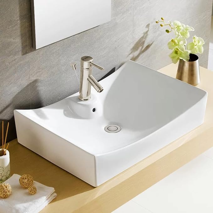Hibbent 2 Pack Bathroom Sink Drain with Lift Rod, Lavatory Universal Pop Up Drain Stopper with Overflow for Bathroom Vanity Vessel Sink, Compatible with Moen, American Standard Hole, Brushed Nickel