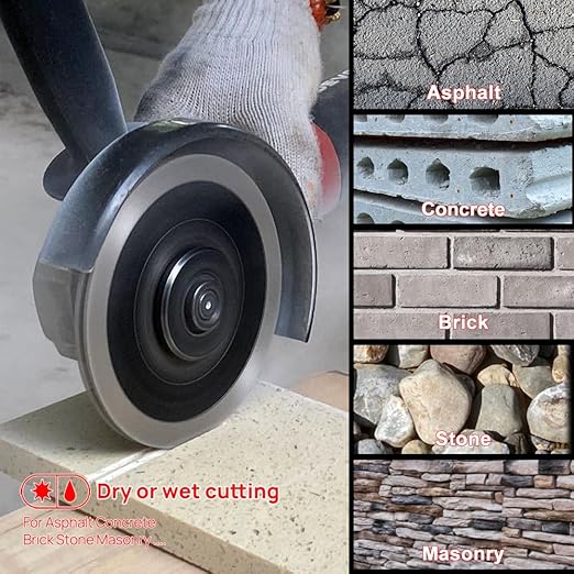 DT-DIATOOL Sandwich Tuck Point Blade - 4-1/2 Inch Mortar Raking Chaser Dual Diamond Blade 7/8"-5/8" Arbor for Mortar Removal,Grout Concrete Asphalt Surfaces Repair,Masonry Brick Stone Cutting 2pcs