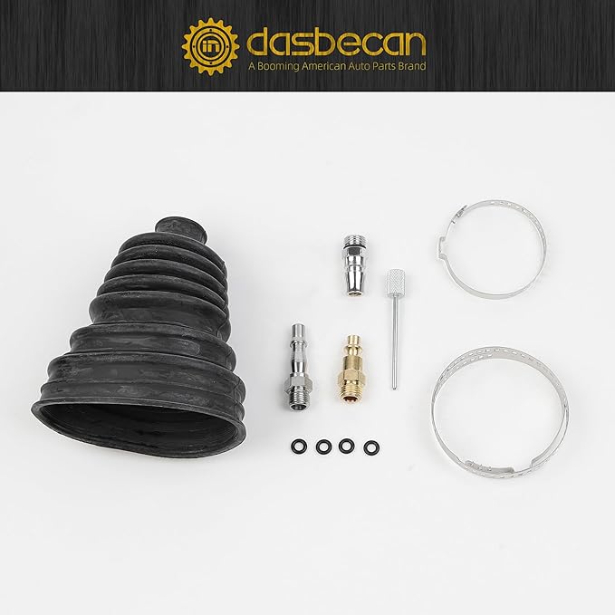 Dasbecan Universal Pneumatic CV Boot Expander Tool, CV Axle Boot Installation Tool, CV Joint Boot Spreader Removal Tool Kit Compatible with BMW UTV ATV (Black)