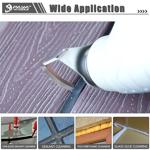 Multi Tool Cold Knife Blade,Windshield Knife Blades Car Windshield Removal Tool Bent Blade for Removing Caulk, Sealants and Auto Glass Glue Window Seal (2-Pack)