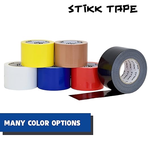 STIKK Duct Tape - Blue Duck Tape - 3 inch x 25 Yards - Heavy Duty Tape for Repairs, Household Projects - for Commercial HVAC and Construction - Effective Heavy Duty Waterproof Duct Tape