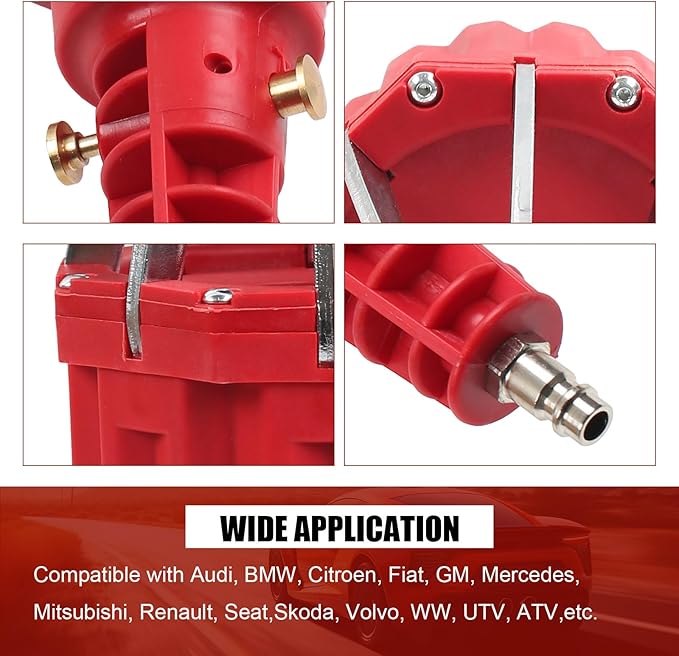 Universal Pneumatic CV Joint Boot Installation Tool w/ 2 CV Boot, 20Pcs Automotive CV Axle Removal Tool Kit, CV Boot Expander Rod Spreader Compatible with Audi, BMW, Mercedes, UTV, ATV