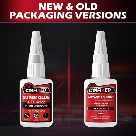 Gap Fill Super Glue 30g Heavy Duty, Thick Cyanoacrylate (CA) Glue with Anti-Clog Caps & Precision Microtips for Woodworking, Crafts, 3D Prints, Strong Repair for Furniture Shoe Ceramic Glass Plastic