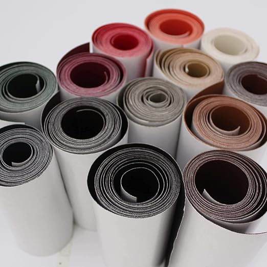 Faux Leather Repair Tape Self-Adhesive Waterproof Leather Curved Surface Refurbish Patch for Sofas, Car Seats, Handbags,Furniture,Jackets,DIY;Multi-Color & Size are Available;Quick & Easy fix