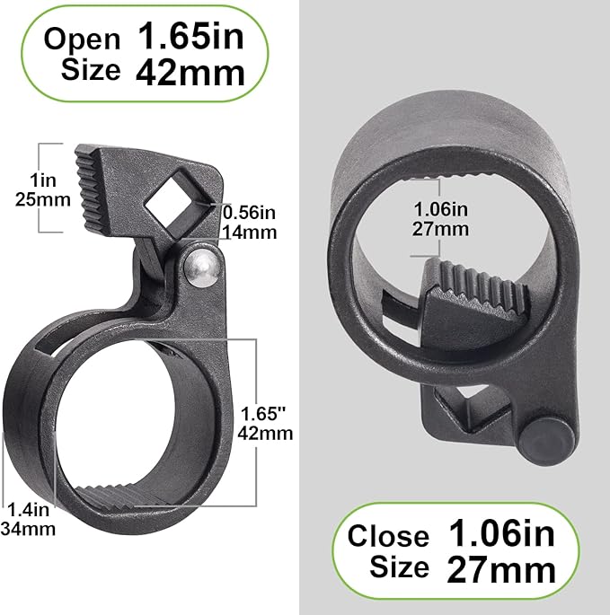 Toolwiz Inner Tie Rod Removal Tool Kit, 3/8'' Universal Low Profile Tool and Inner Tie Rod Hex Wrench Repair Remover 27-42mm End Wrench for 1/2" Square Drive, 2pcs for Most Cars Repair