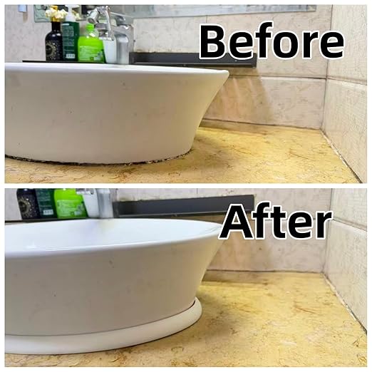 3/4 in x 10 Ft Flexible Quarter Round Molding Trim, Peel and Stick Self-Adhesive Caulk Strip, Waterproof Rubber Edge Trim for Wall Baseboard, Floor Gap, Tile Edging, Backsplash and Shower Seal White