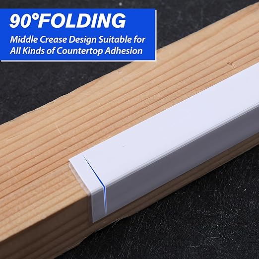 2 Rolls White & Black Caulk Tape Waterproof Self Adhesive Caulking Sealant Strip with Sealing Tool for Kitchen, Countertop, Bathroom, Sink, Bathtub, Toilet (1.5" x 10.5Ft)
