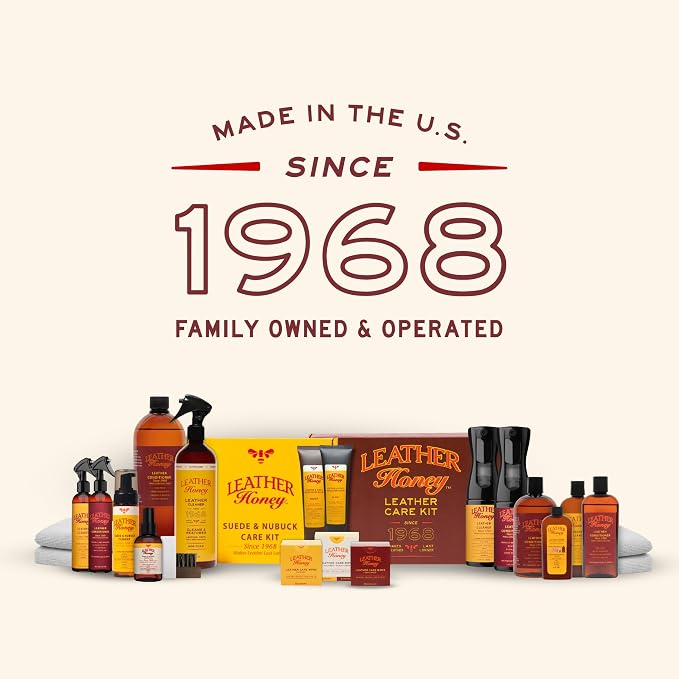 Leather Honey Black Recoloring Balm: Color Restorer and Scratch/Scuff Remover for Furniture, Couches, Shoes & Boots, Auto Interiors and Accessories
