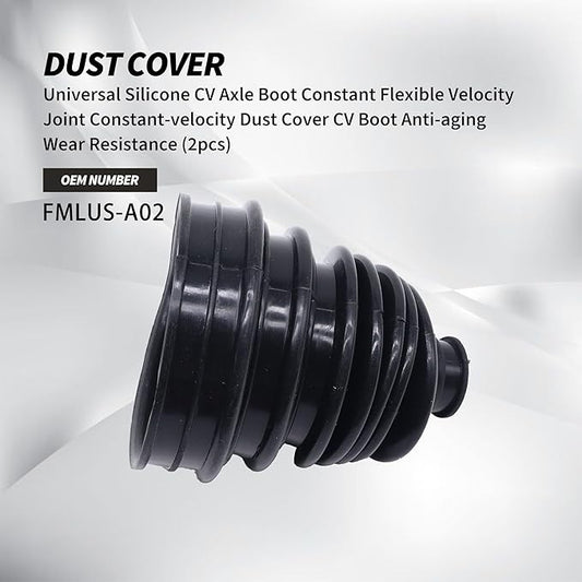 Universal Silicone CV Axle Boot Constant Flexible Velocity Joint Constant-velocity Dust Cover CV Boot Anti-aging Wear Resistance (2pcs)