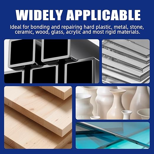 Epoxy Putty, 14oz/400g 2-Part AB Epoxy Filler, Multi-Purpose Fast Repair Sculpting Clay, High Strength Strong Adhesion for Metal, Plastic, Ceramic, Stone, Wood, Tile, Concrete, Black