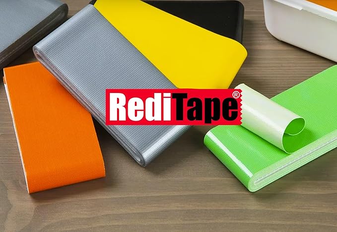 Travel Size Pocket Duct Tape Colors 2-Pack – Flat Compact Small Mini Roll - for Repairs Camping Emergency EDC DIY Crafts - 1.88 inch x 5 Yards per Flat Pack (Silver & Black)