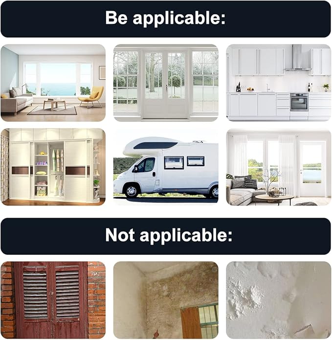 2 Rolls Foam Tape Weather Stripping Door Seal, 1'' W x 3/4'' T High Density Seal Strip Weather Stripping, Adhesive Weather Strip Total 16.5 Feet Long