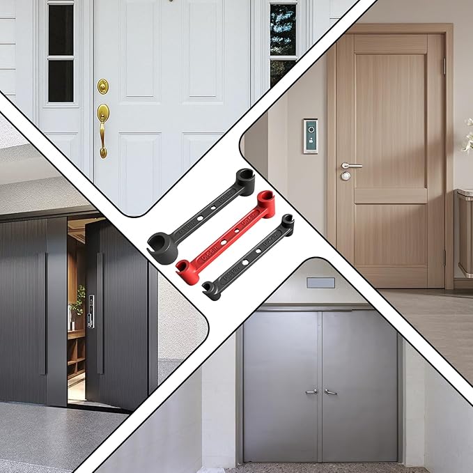 Vdsfand Door Hinge Adjustment Tool Kit Door Gap Adjustment Tool for Precise Hinge Gap Adjustment Upgraded Hinge Gap Adjusting Wrench for Installation and Repair of Residential and Commercial