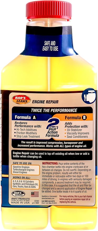 Bar's Leaks High Mileage Engine Repair-It, Pack of 4